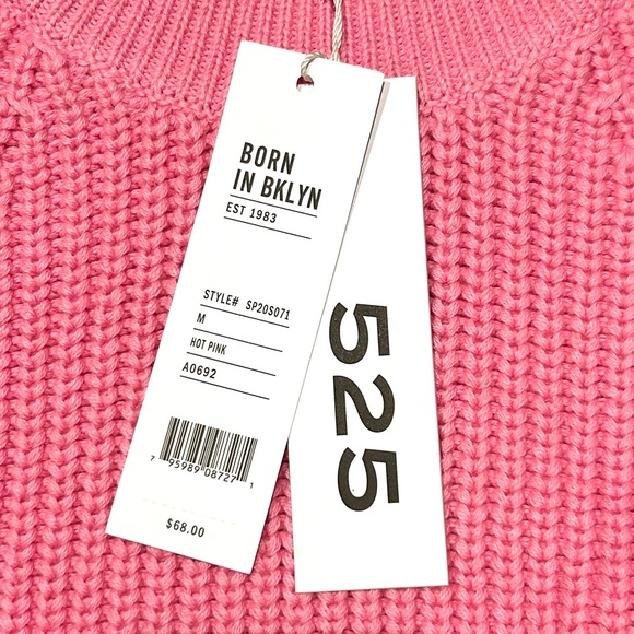 525 America Pink Sleeveless Sweater - Picture 3 of 6